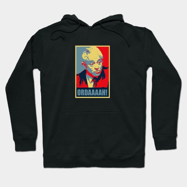 Politician Figure Hoodie by Rainyve